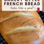 Easy Bakery Style French Bread Pinterest Pin