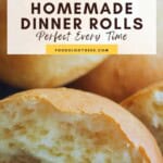 Homemade Dinner Rolls Pinterest Pin