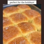 Soft, Buttery Dinner Rolls Pinterest Pin