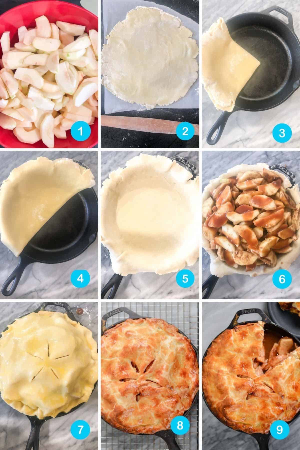 apple pie recipe pictorial guide