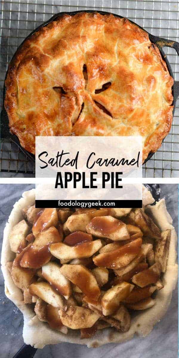 caramel apple pie pinterest image