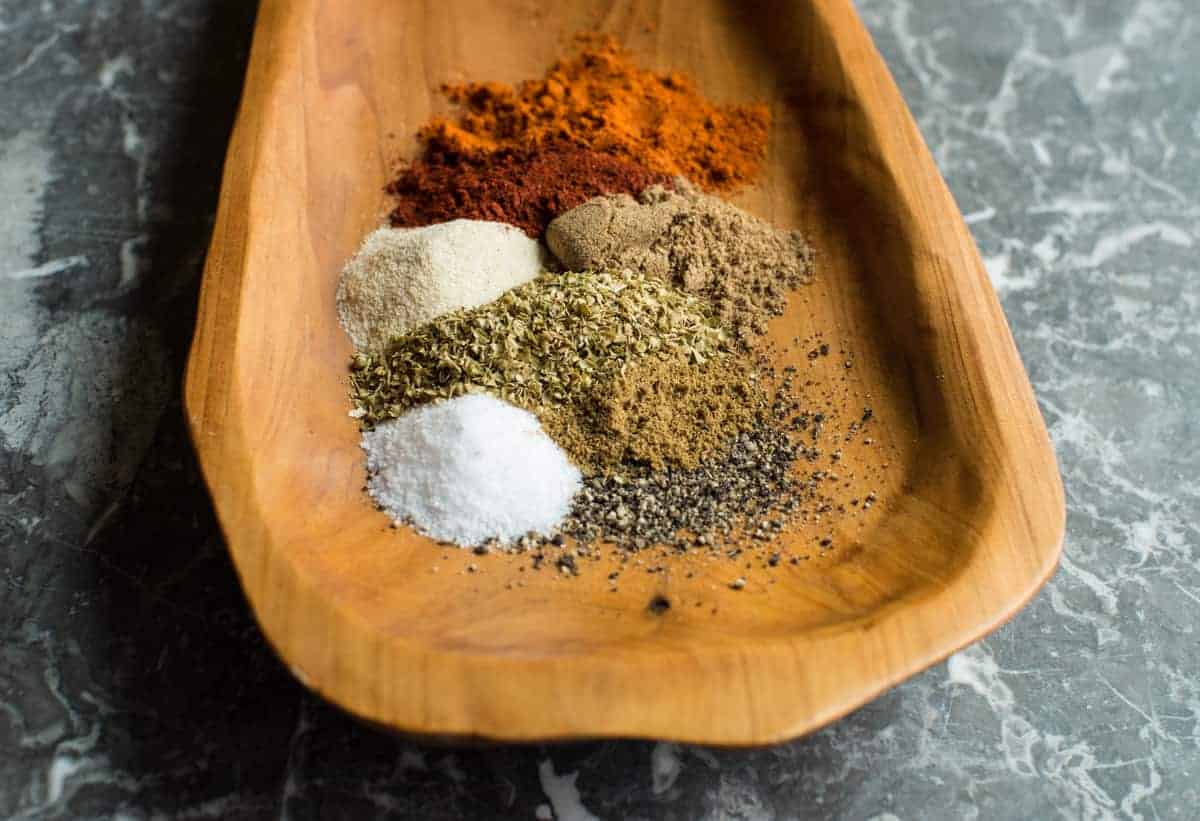 Ingredients for Taco Seasoning