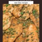 Classic lemon chicken piccata with capers Pinterest Pin