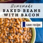 Homemade Baked Beans Pinterest Pin