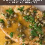 Lemon chicken piccata Pinterest Pin