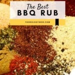 The Best BBQ Rub Pinterest Pin
