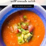 Summer Gazpacho Pinterest Pin