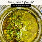 Authentic Chimichurri Sauce Pinterest Pin