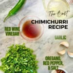 The Best Chimichurri Sauce Pinterest Pin