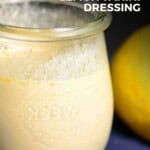 The Best Lemon Tahini Dressing Pinterest Pin