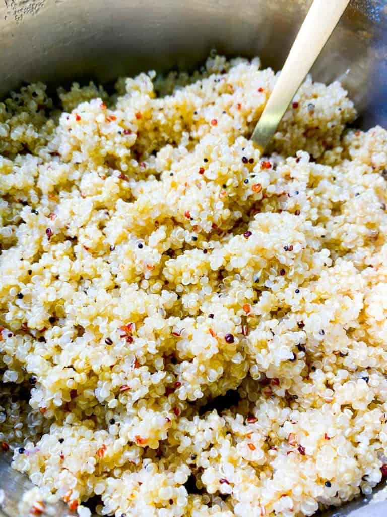 fluffy, perfectly cooked quinoa