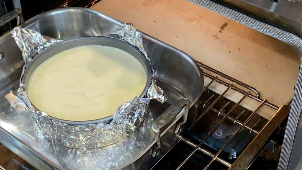 How to Bake Cheesecake in a Water Bath