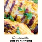 Homemade Curry Chicken Pinterest Pin
