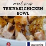 Meal Prep Teriyaki Chicken Bowls Pinterest Pin