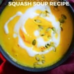 The Best Creamy Butternut Squash Soup Recipe Pinterest Pin