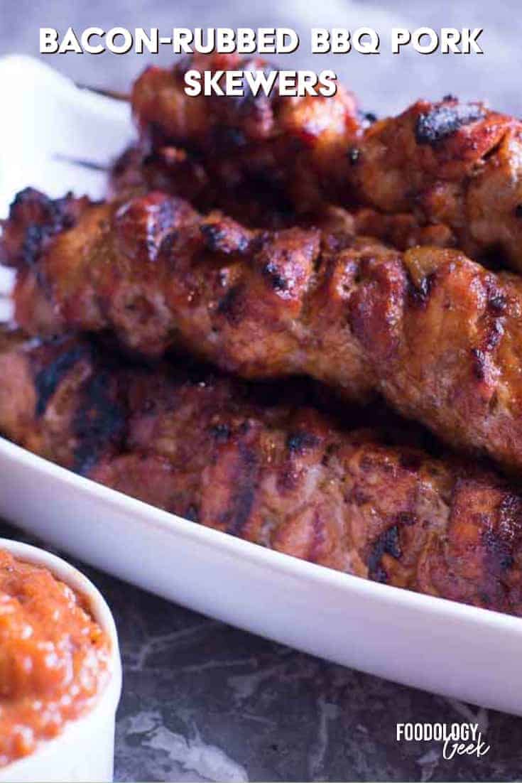 bbq pork kebabs pinterest image