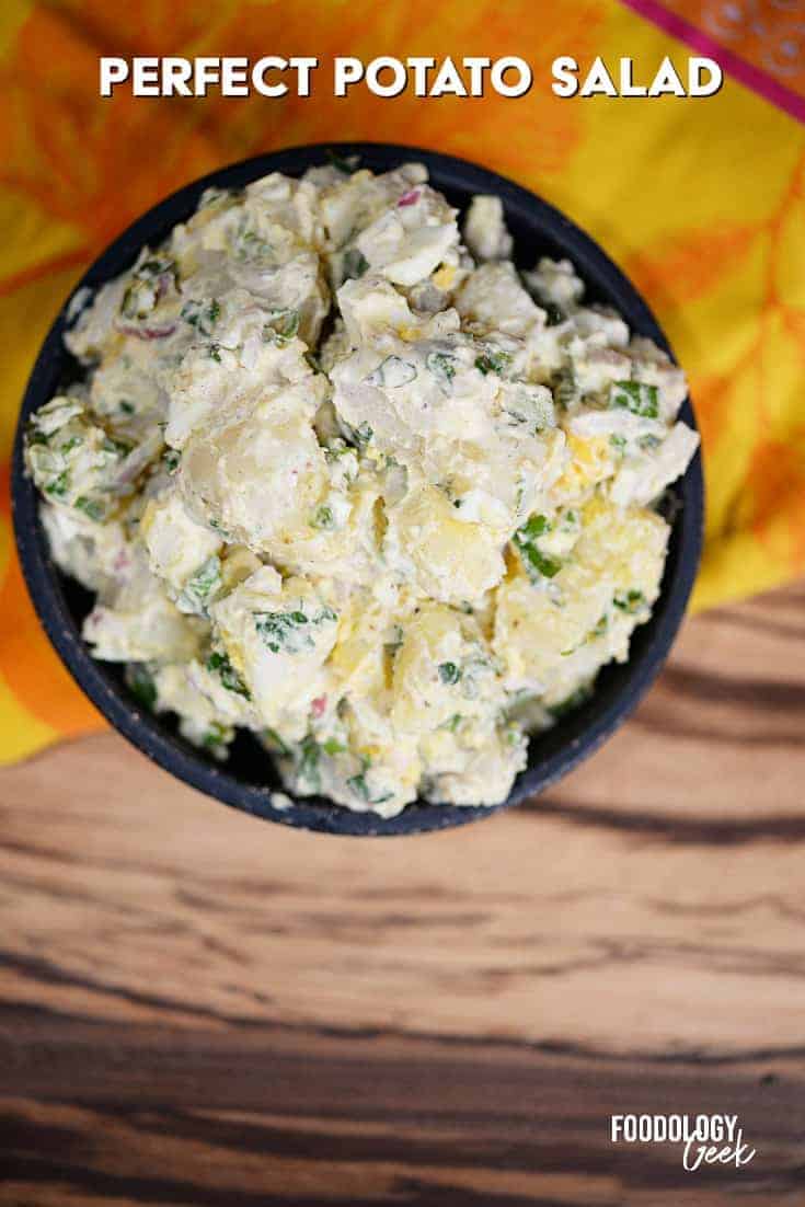 creamy potato salad recipe pinterest image