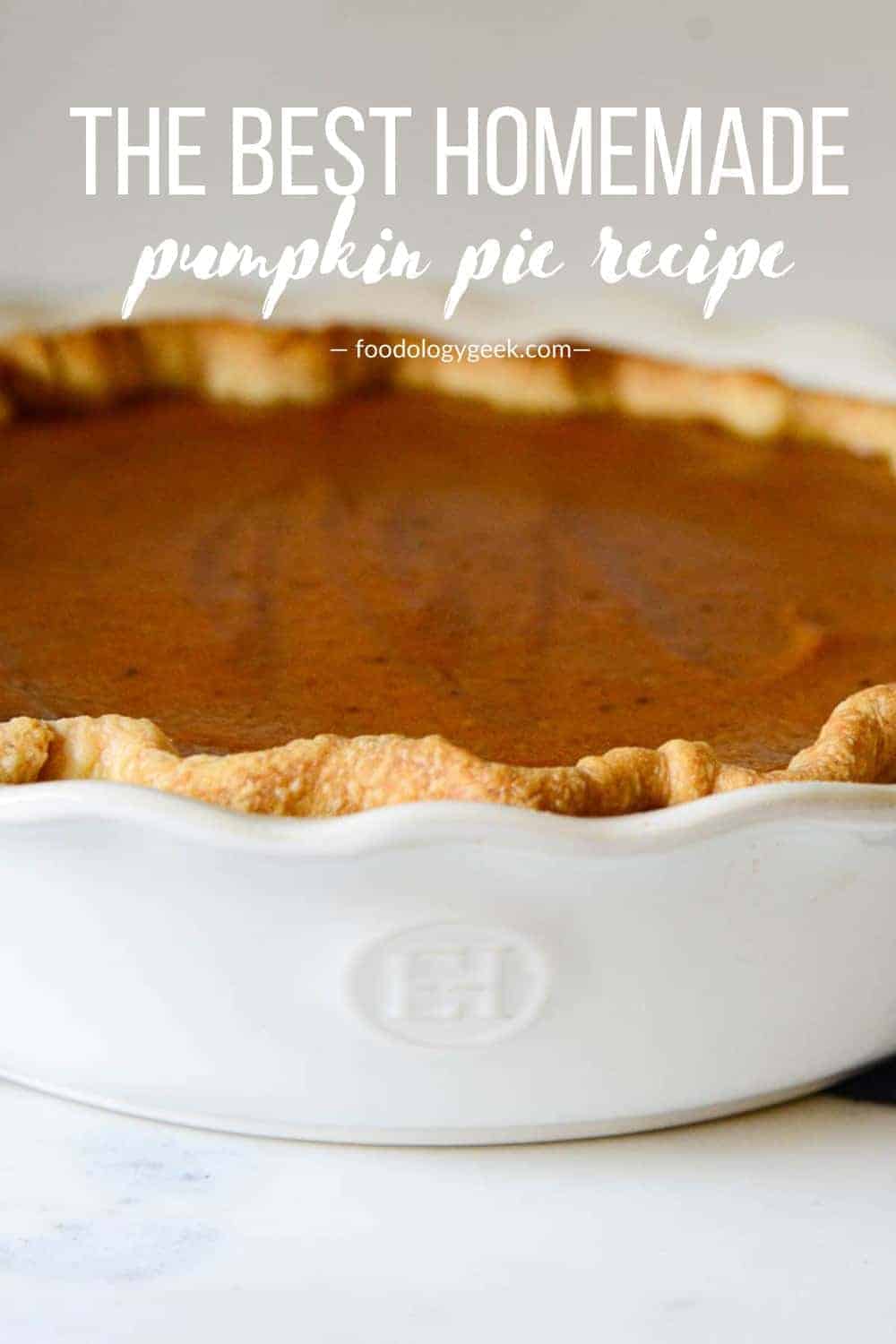 pumpkin pipumpkin pie recipe pinterest image