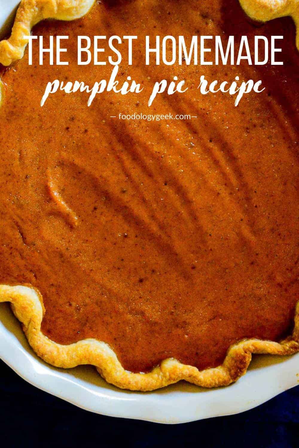 pumpkin pie recipe pinterest image