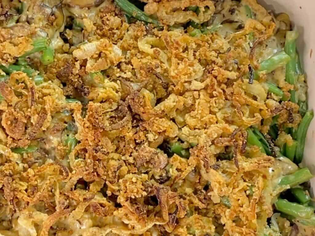 green bean casserole recipe no canned soup