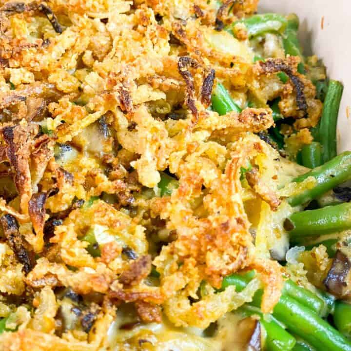 The Best Fresh Green Bean Casserole From Scratch | Foodology Geek