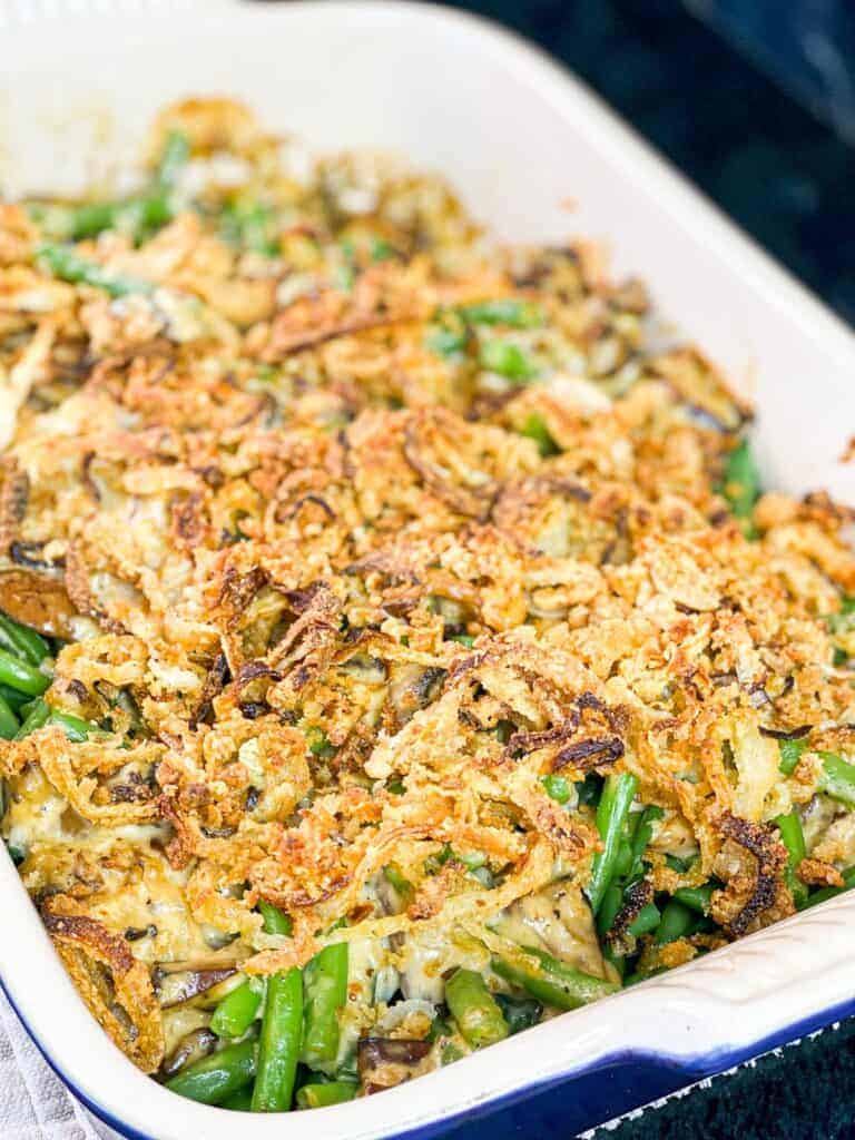 Creamy Green Bean Casserole From Scratch - Foodology Geek