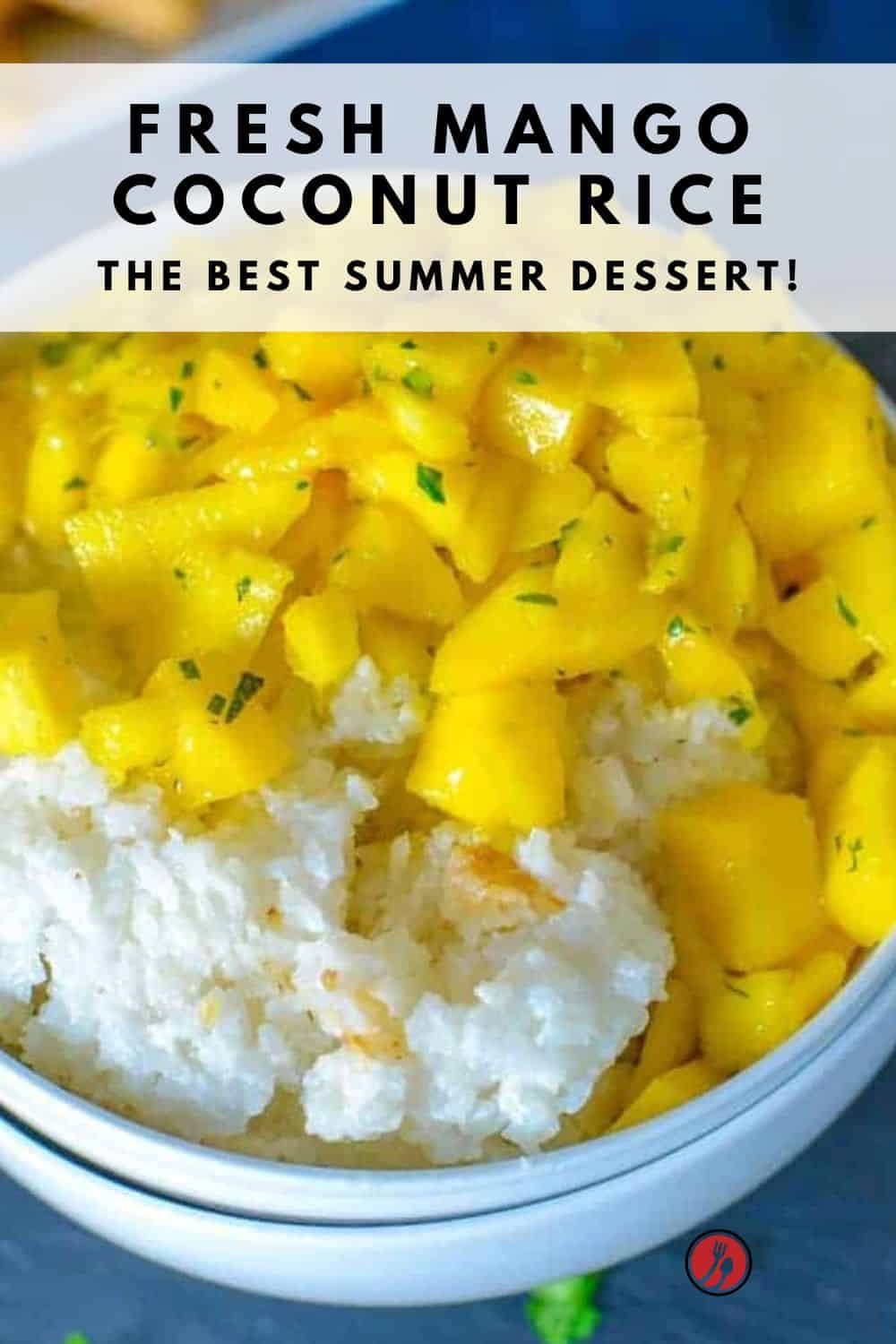 Coco Mango Rice Coconut Rice with Fresh Mangoes - Foodology Geek