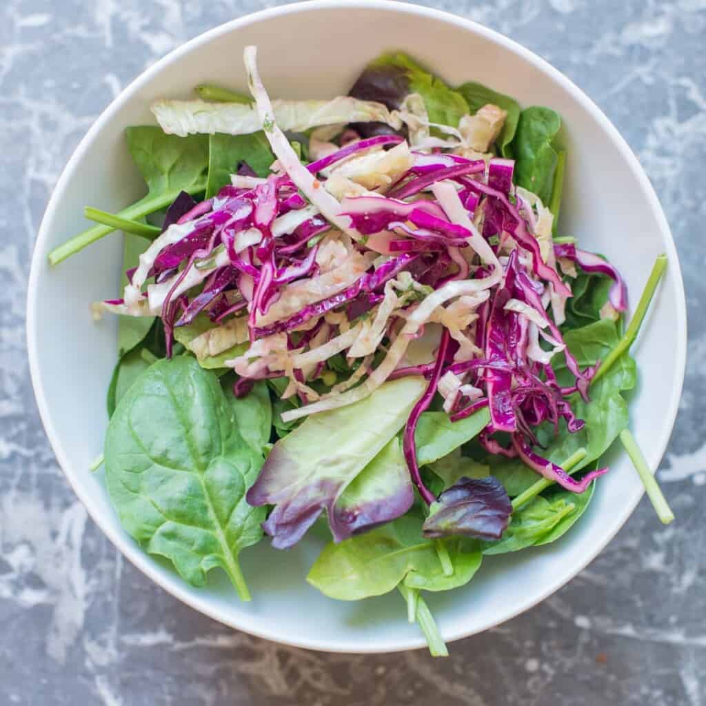 add a some fish taco slaw to the meal prep bowl