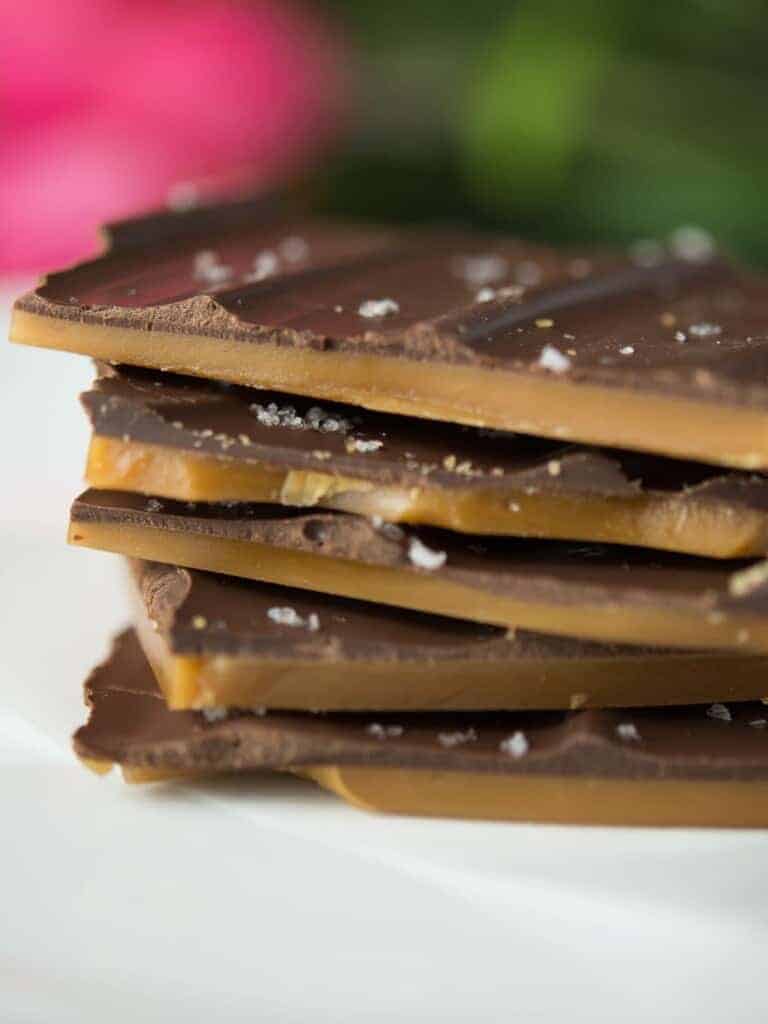 Butter toffee with fleur de sel