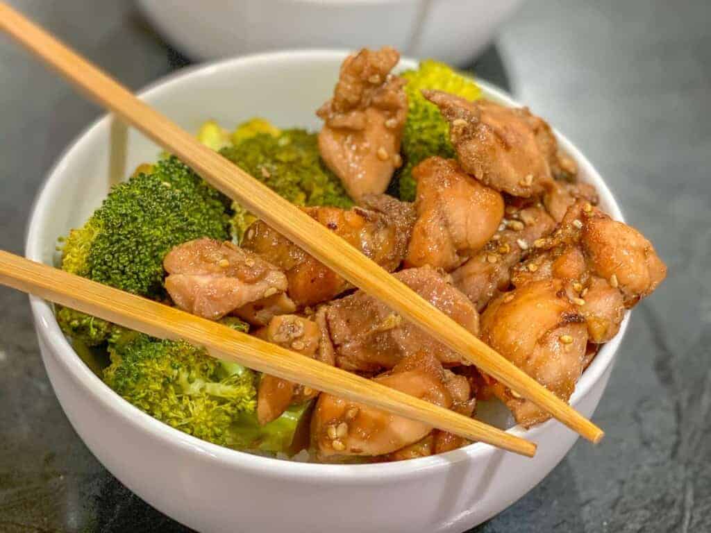 easy asian inspired chicken and broccoli recipe