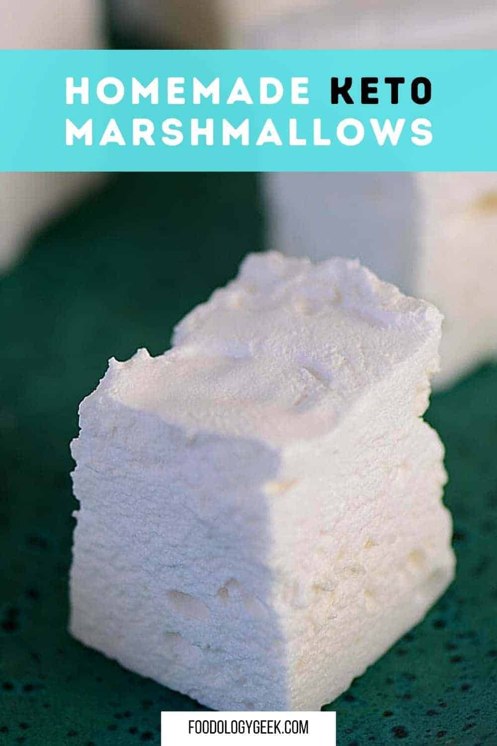 homemade fluffy keto marshmallows