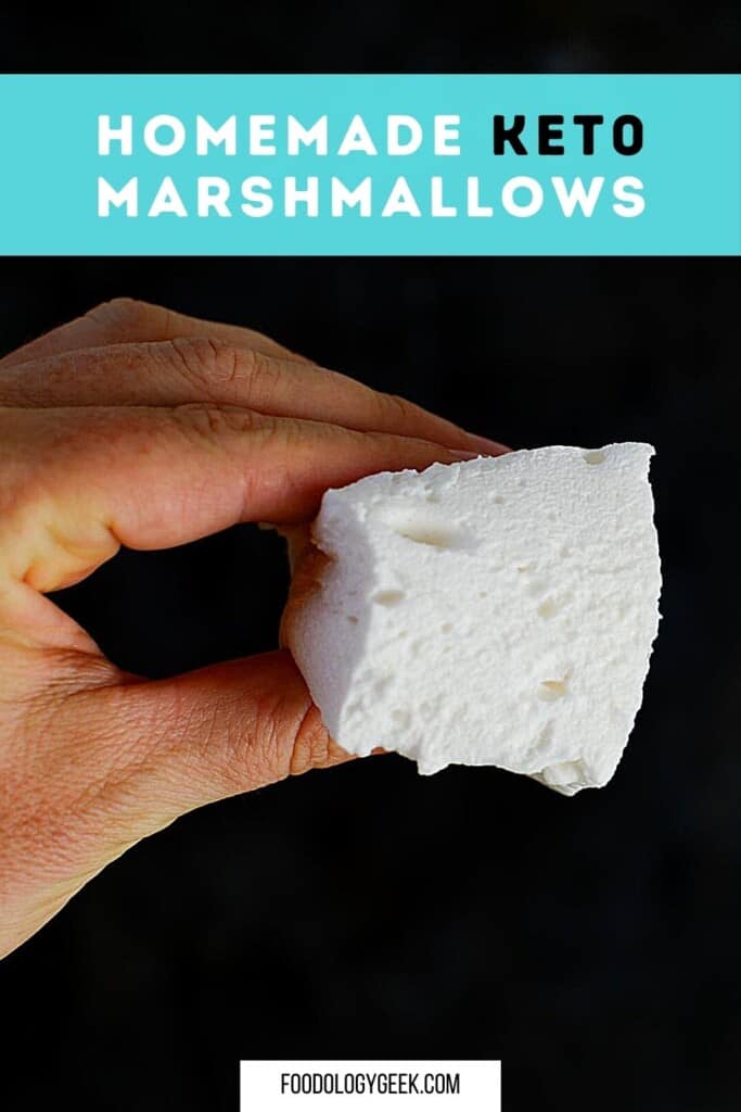 homemade fluffy keto marshmallows
