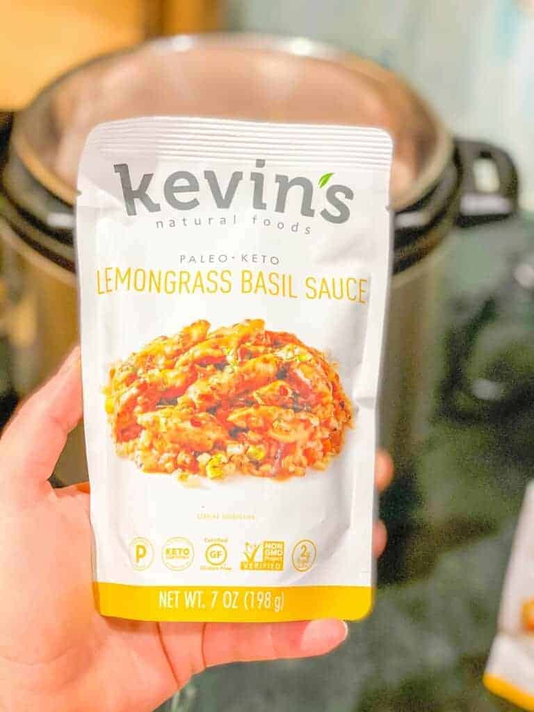 kevin's natural foods Lemongrass basil sauce