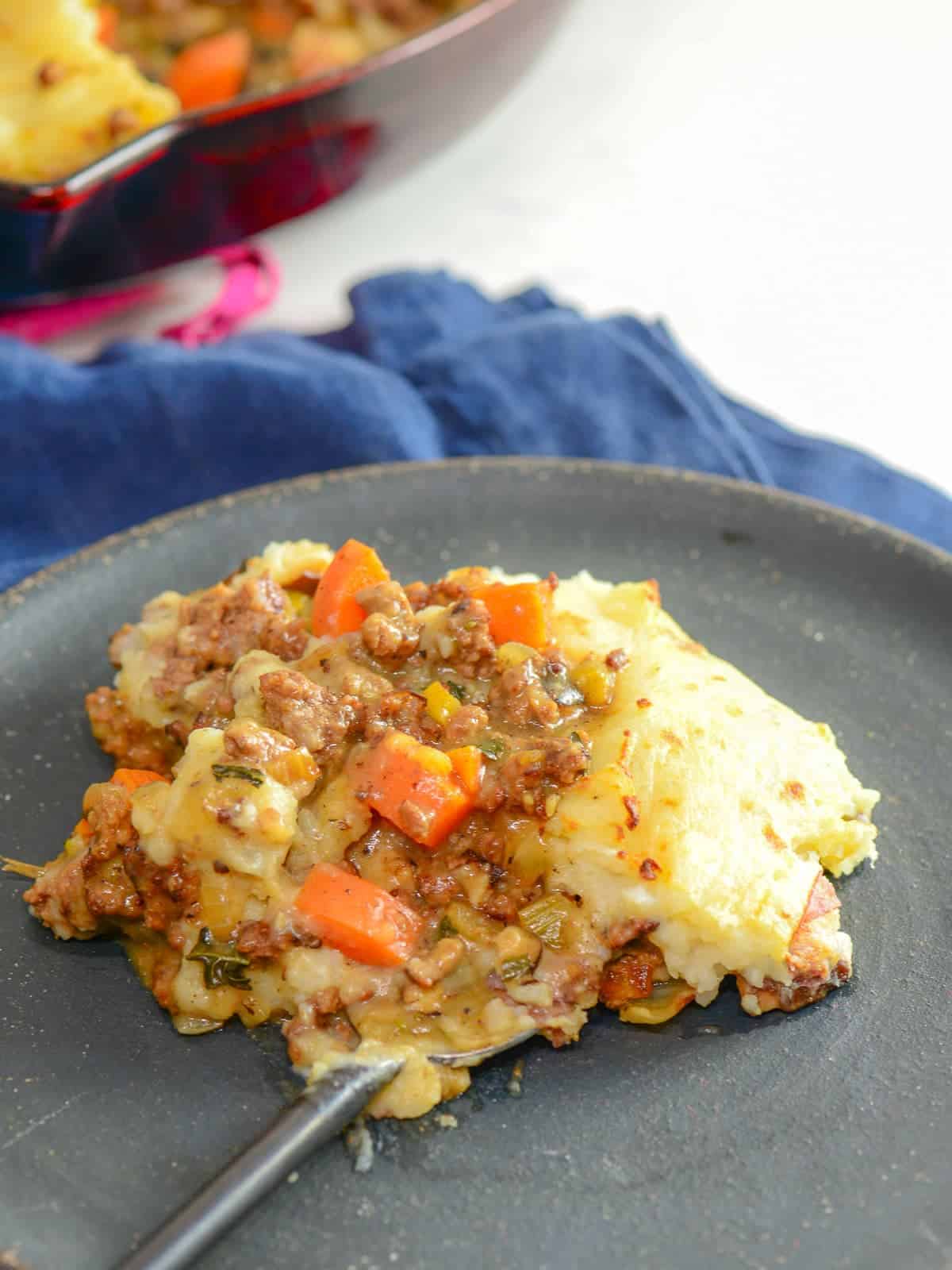 plate of shepherds pie