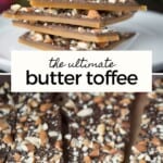 the ultimate butter toffee, pinterest