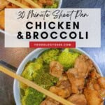 30 Min Chicken Broccoli Pinterest Pin