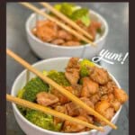 Healthy Sheet Pan Chicken and Broccoli Pinterest Pin
