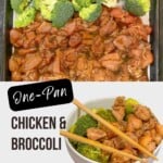 One-Pan Chicken and Broccoli Pinterest Pin