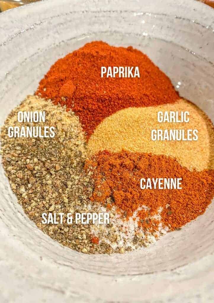 ingredients for buffalo seasoning mix