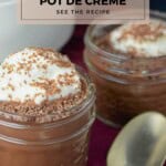 Chocolate Pot De Creme Pinterest Pin