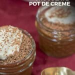 The Best Chocolate Pot De Creme Pinterest Pin