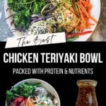The Best Chicken Teriyaki Bowl Pinterest Pin