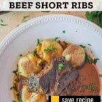 The Ultimate Guinness Braised Beef Short Ribs Pinterest Pin
