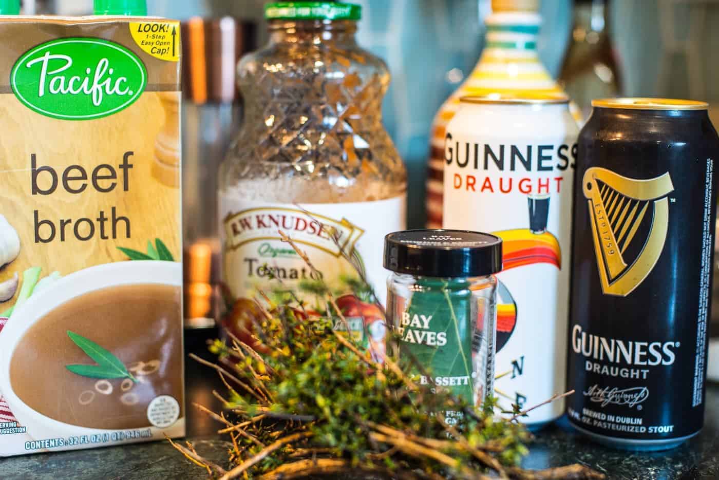 ingredients for beef short rib recipe