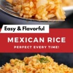 Easy & Flavorful Mexican Rice Pinterest Pin