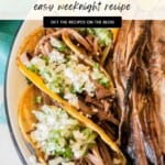Easy Shredded Beef Tacos Pinterest Pin