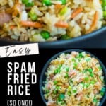 Easy Spam Fried Rice Pinterest Pin