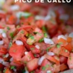 Fresh & Easy Pico De Gallo Pinterest Pin