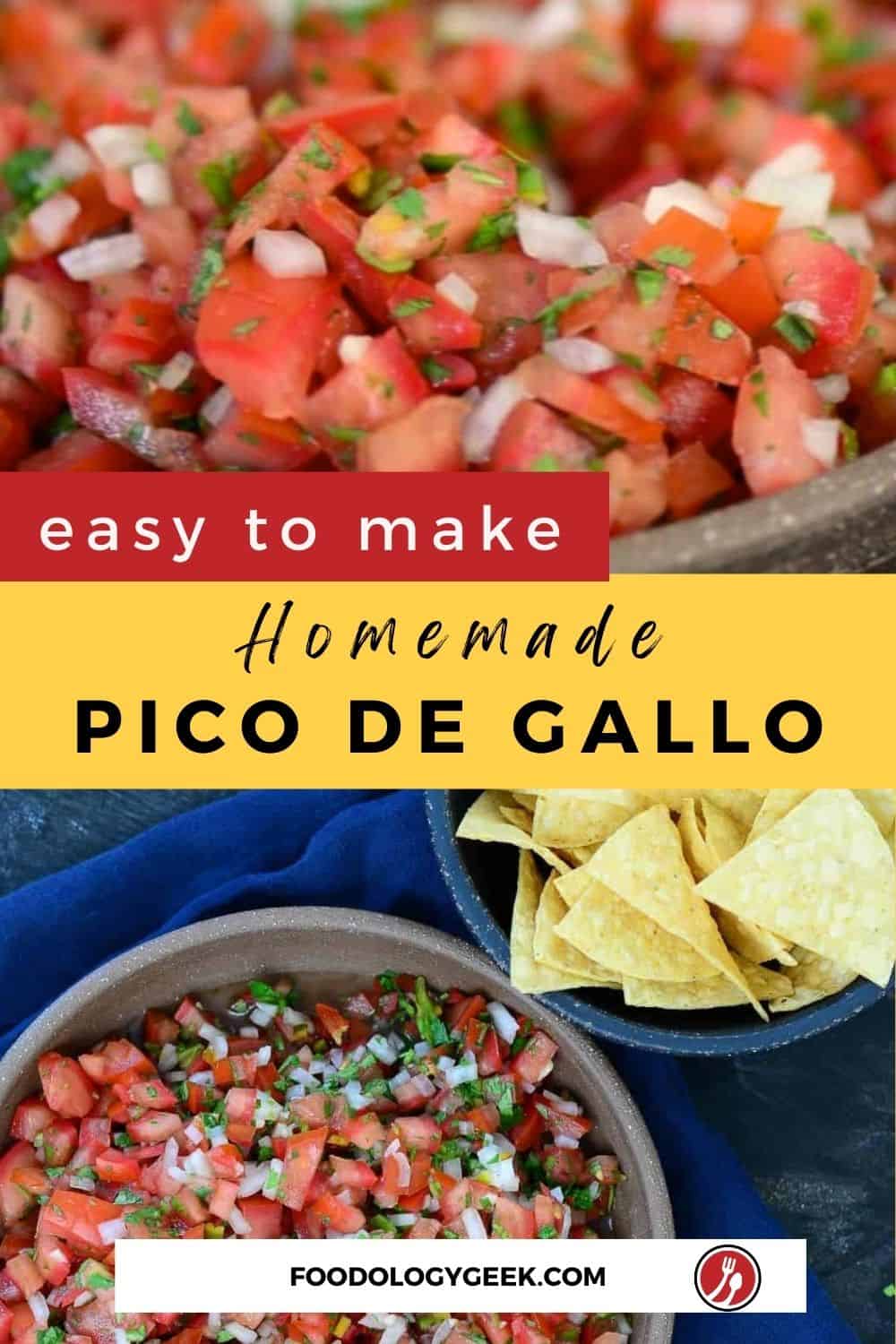 Step-By-Step Pico De Gallo Pinterest Pin