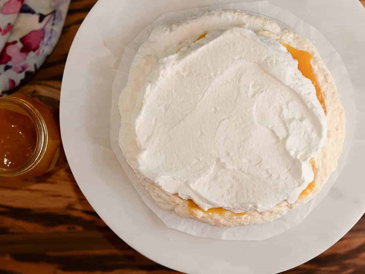 add a layer of whipped cream